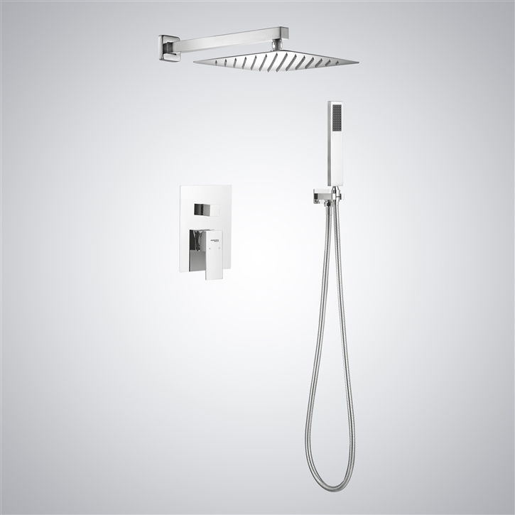 Fontana Coria Pure Matte White 2 Way Functional Shower Set