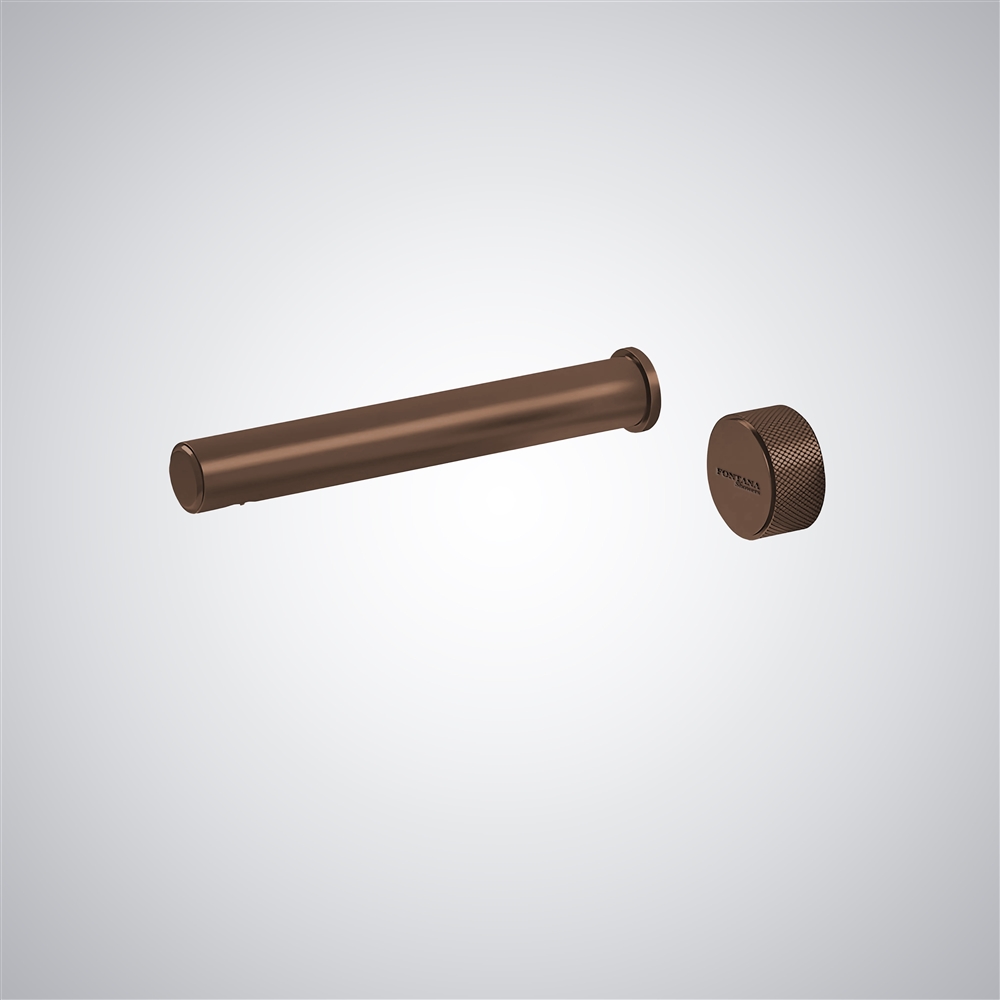 Fontana Lissone 1.2GPM Wall Mounted Oil Rubbed Bronze Single Handle Bathroom Faucet