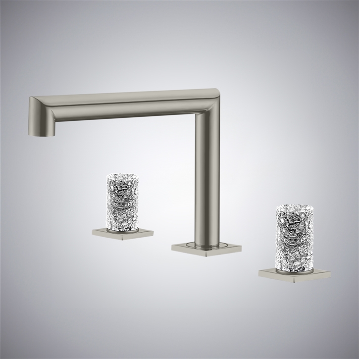 Fontana Nanto 1.2 GPM Flow Gun Metal Grey Finish Bathroom Sink Faucet
