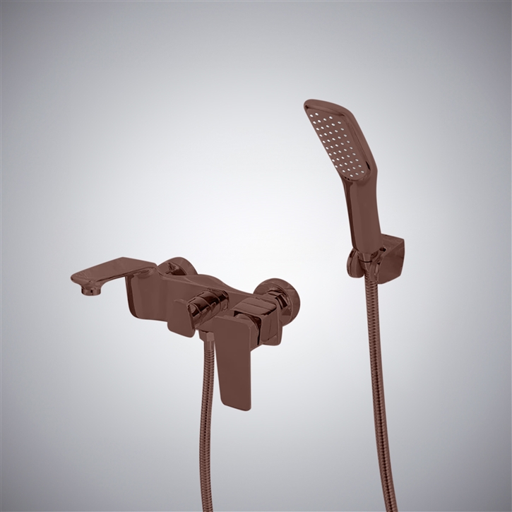 Fontana Illora Classic Oil Rubbed Bronze Hot & Cold Bathtub Shower Faucet With Handheld Shower