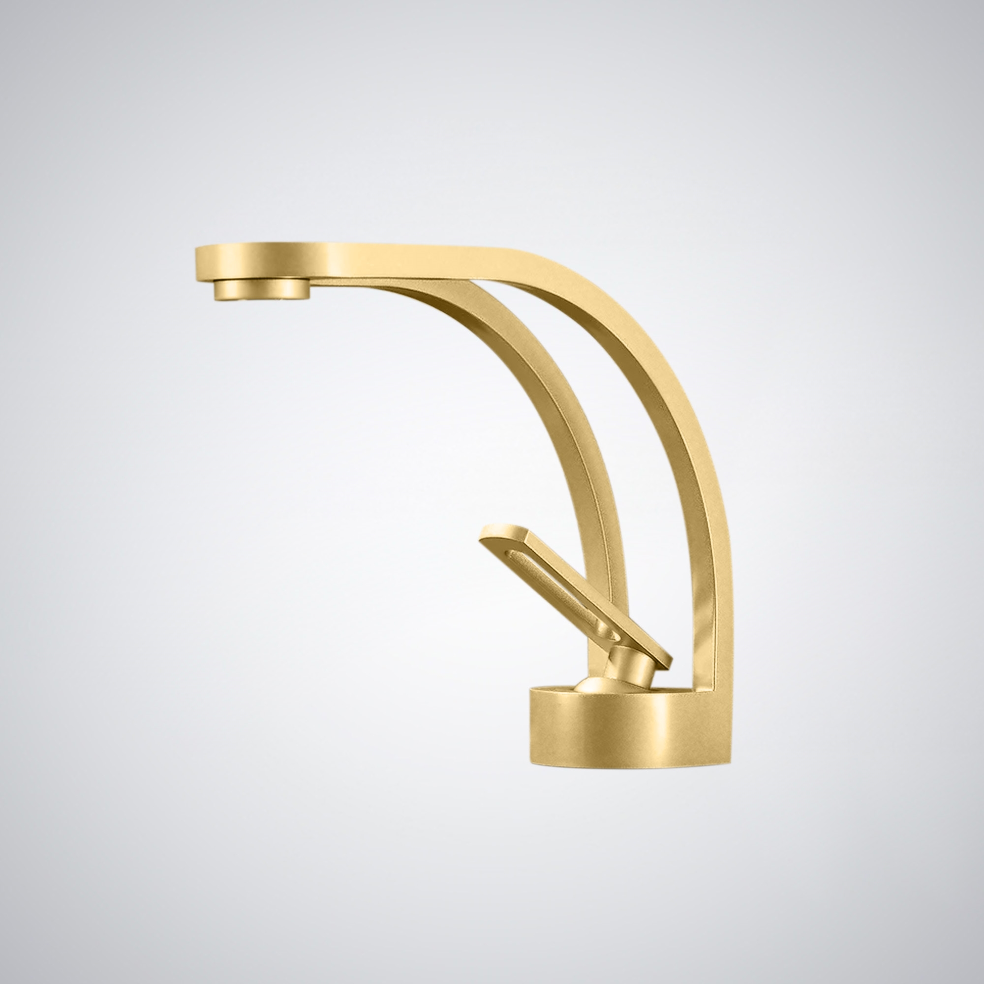 Fontana Zollino Brushed Gold Hotel Faucet