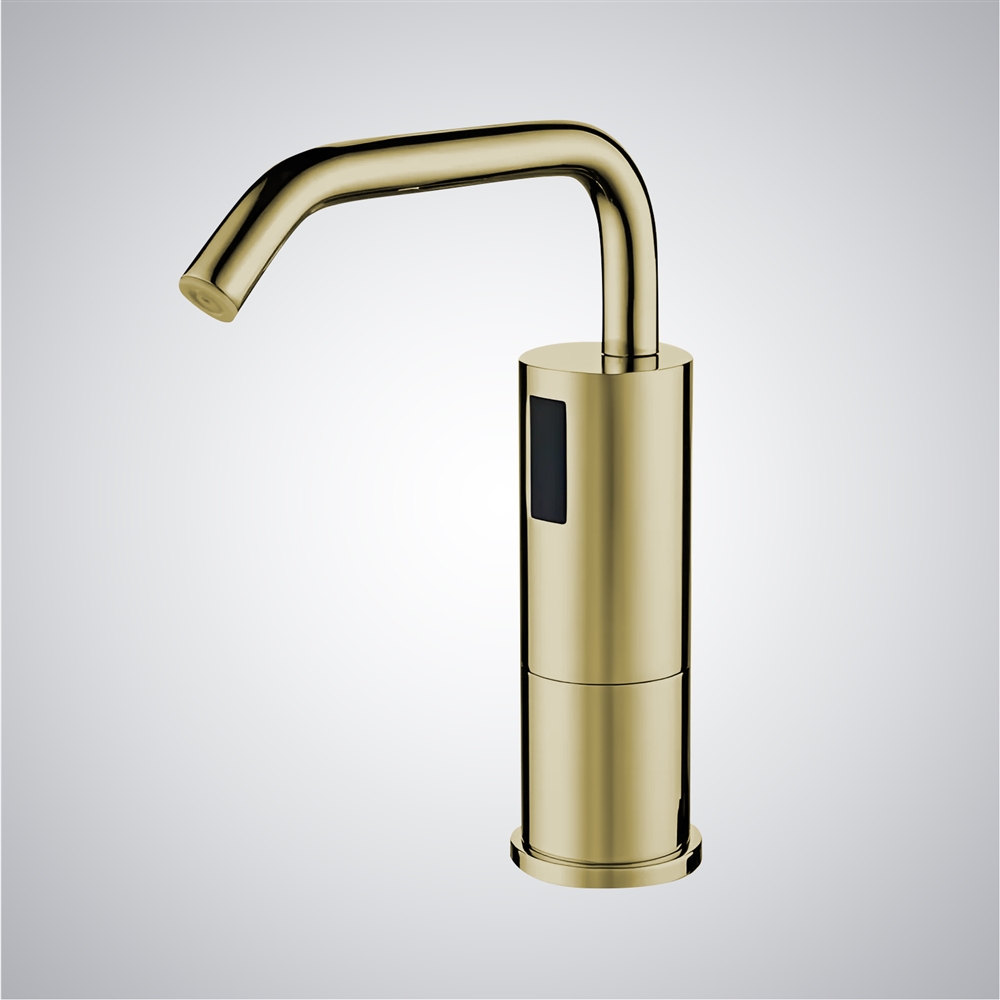 Fontana Finana Gold Finish Deck Mounted Automatic Soap Dispenser