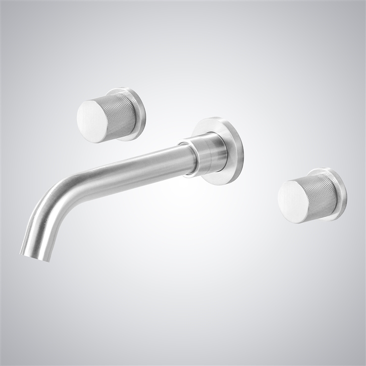 Fontana Tormos 1.2GPM Wall Mounted Sink Faucet in Matte White Finish