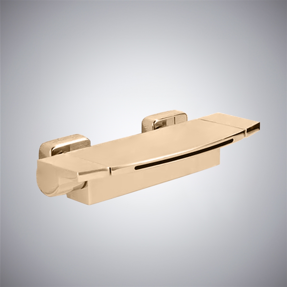 Fontana Uceda Classic Waterfall Bathtub Faucet with Cold & Hot Mixer in Champagne Finish