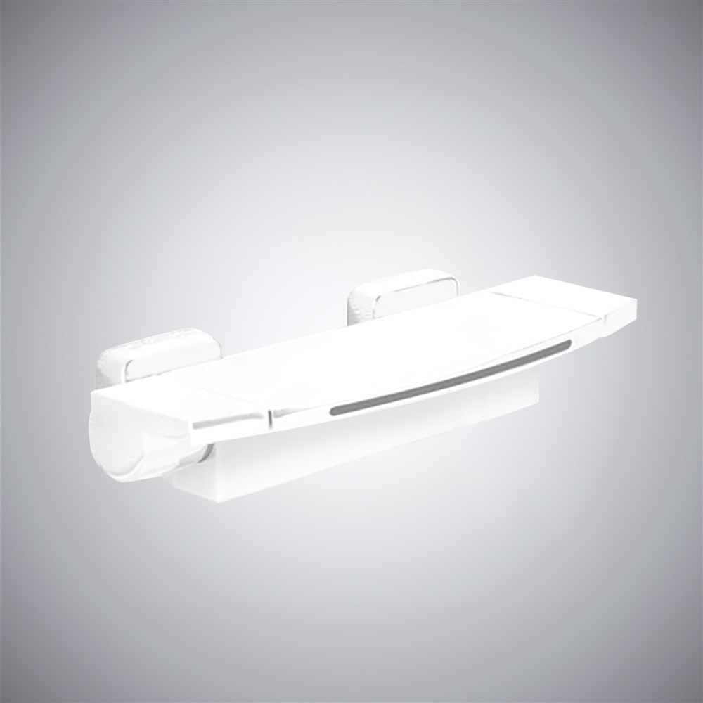 Fontana Uceda Classic Waterfall Bathtub Faucet with Cold & Hot Mixer in Matte White Finish