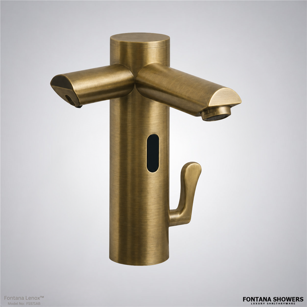 Fontana Lenoxâ„¢ Touchless Set in  Antique Brass