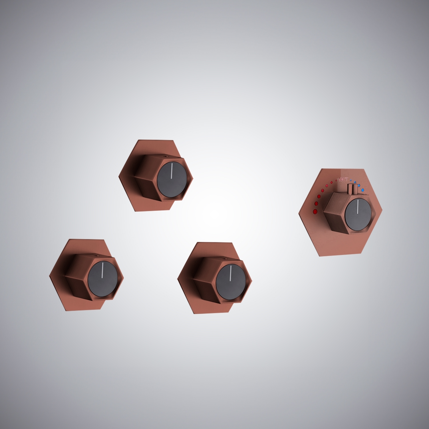 Fontana Fort-de-Fran Oil Rubbed Bronze Shower System