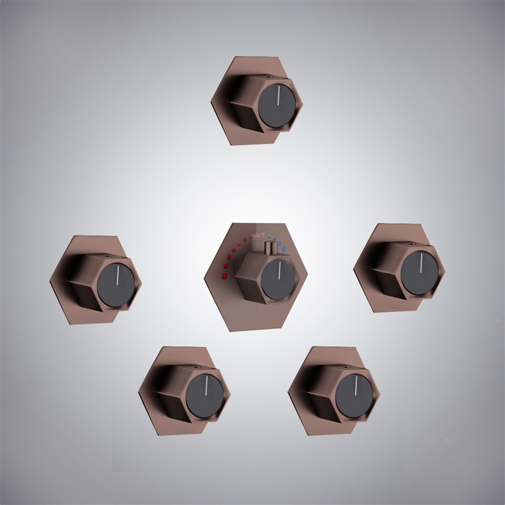 Fontana Reunion Luxe Oil Rubbed Bronze Shower Mixer