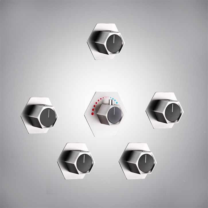 Fontana Reunion Brushed Nickel Shower Valve