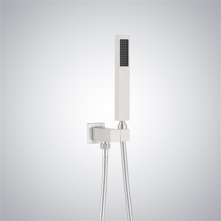 Fontana Hautes-Alpes Sleek Matte White Handheld Shower