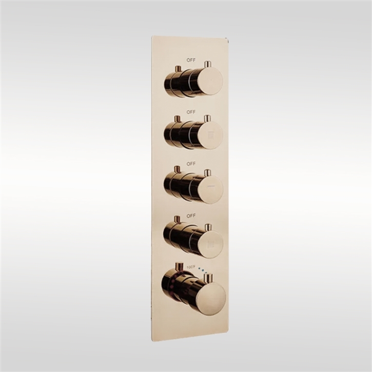 Fontana Normandy Champagne Finish Residential Shower Mixer