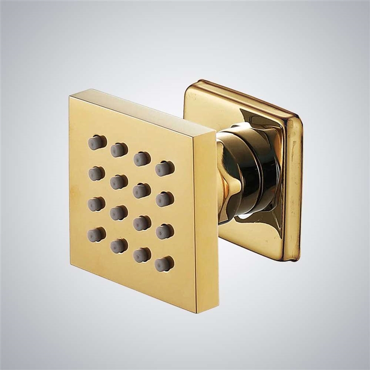 Fontana Bagneux Gold Square Massage Body Jet