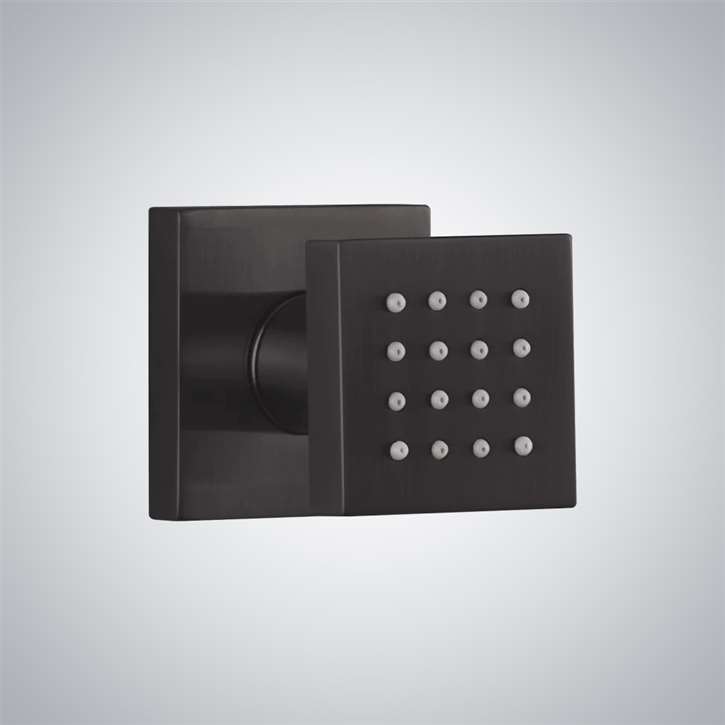 Fontana Bagneux Gun Metal Grey Shower Massage Body Spray Jet