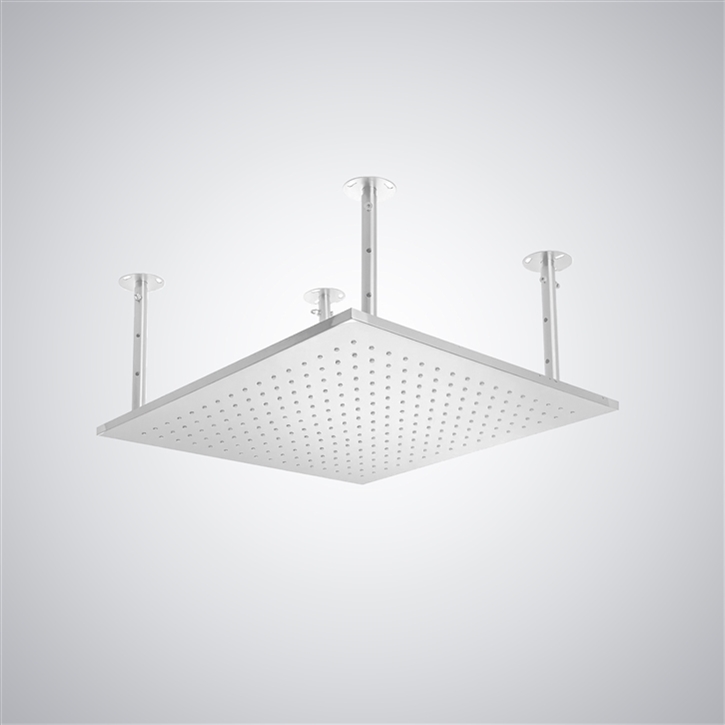 Fontana Maubeuge 3 Functions Modern Matte White LED Shower Set
