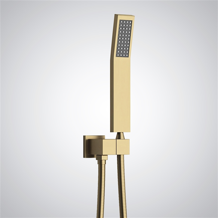 Fontana Auxerre Brushed Gold Premium Handheld Shower