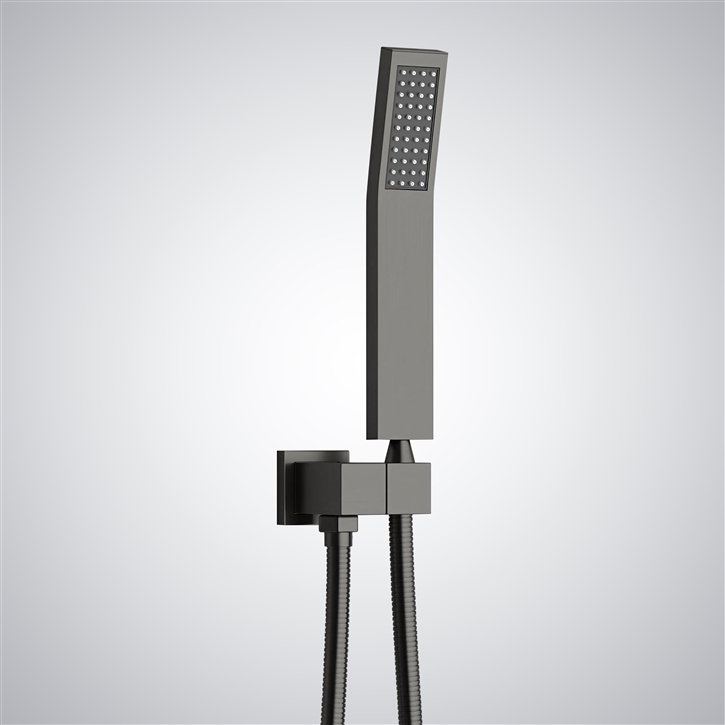 Fontana Auxerre Gun Metal Gray Sleek Handheld Shower