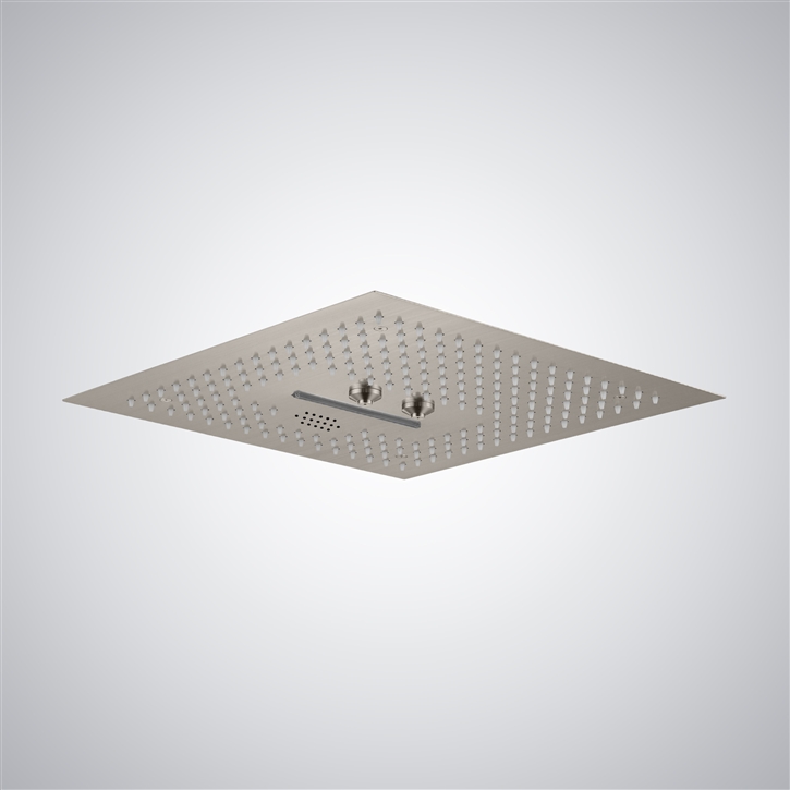 Fontana Epinal Brushed Nickel 4 Function Luxury LED Shower Head