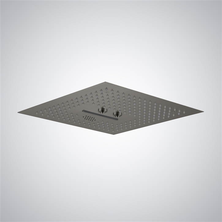 Fontana Epinal Gun Metal Gray LED Music 4 Function Shower Head