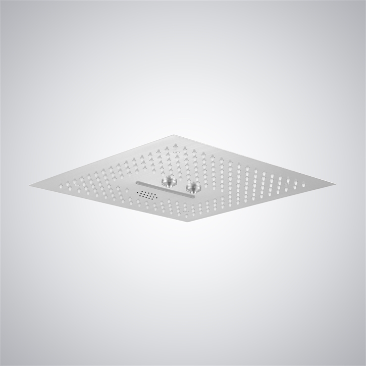 Fontana Epinal Matte White 4 Function Bluetooth LED Shower Head