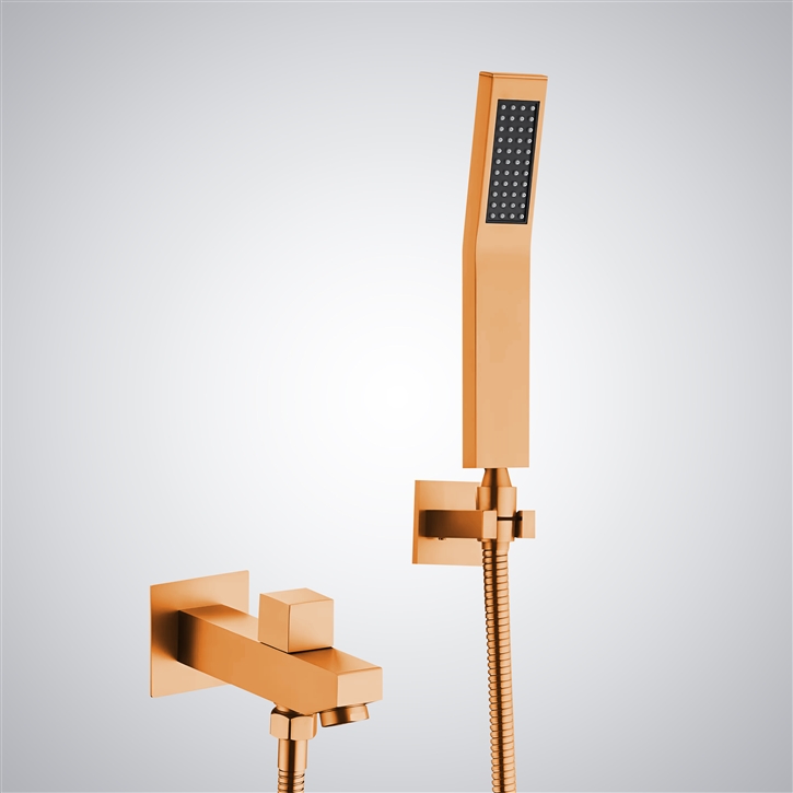 Fontana Saint-Raphael Rose Gold Elegant Handheld Shower