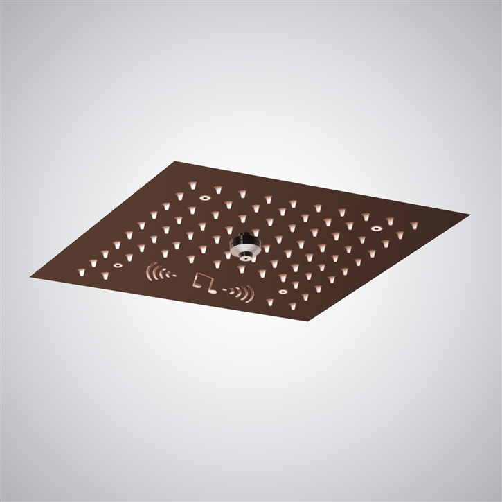 Fontana Mayotte Oil Rubbed Bronze LED 4-Function Luxury Shower Head