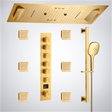 Fontana Artes Gold Multi-Function Bluetooth Shower Set