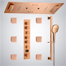Fontana Artes Rose Gold Bluetooth Audio Enhanced Shower Set