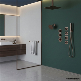 Fontana Priego Oil Rubbed Bronze Relaxation Shower Set