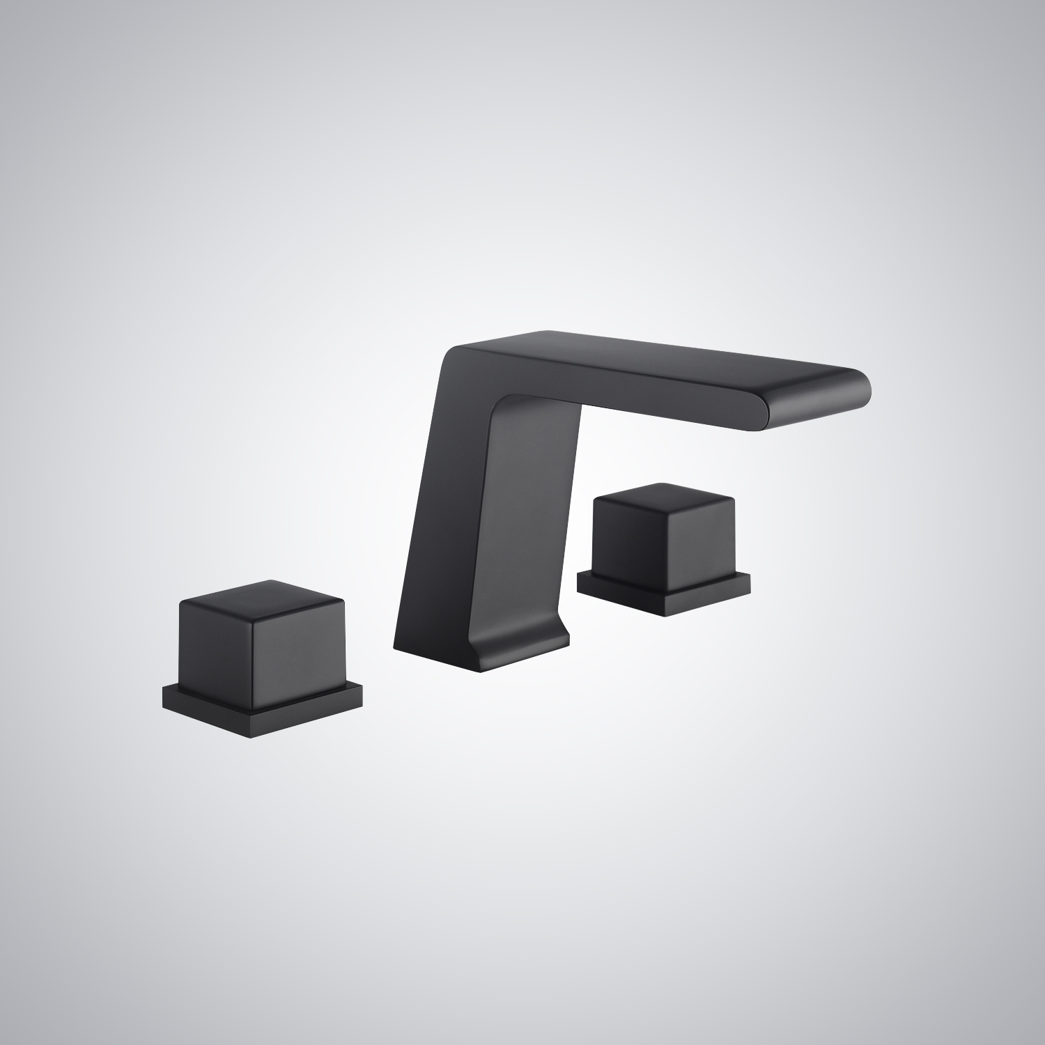 Fontana Trujillo Matte Black Waterfall Faucet