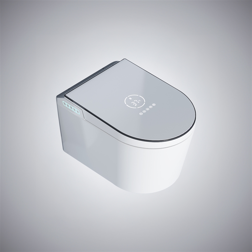 Fontana Novelda Matte White Wall-Hung Self-Cleaning Smart Toilet