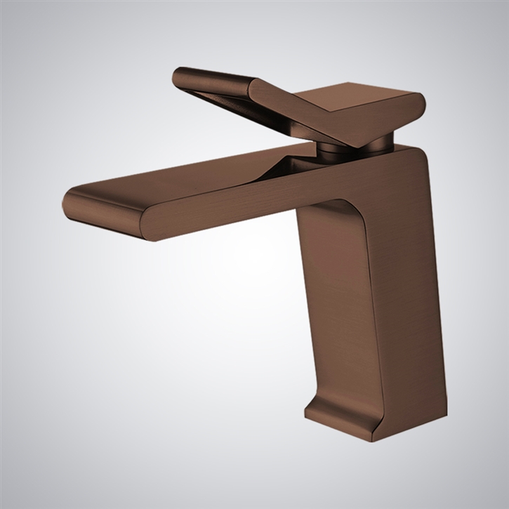 Fontana Andujar Oil Rubbed Bronze Deck Mounted Waterfall Faucet
