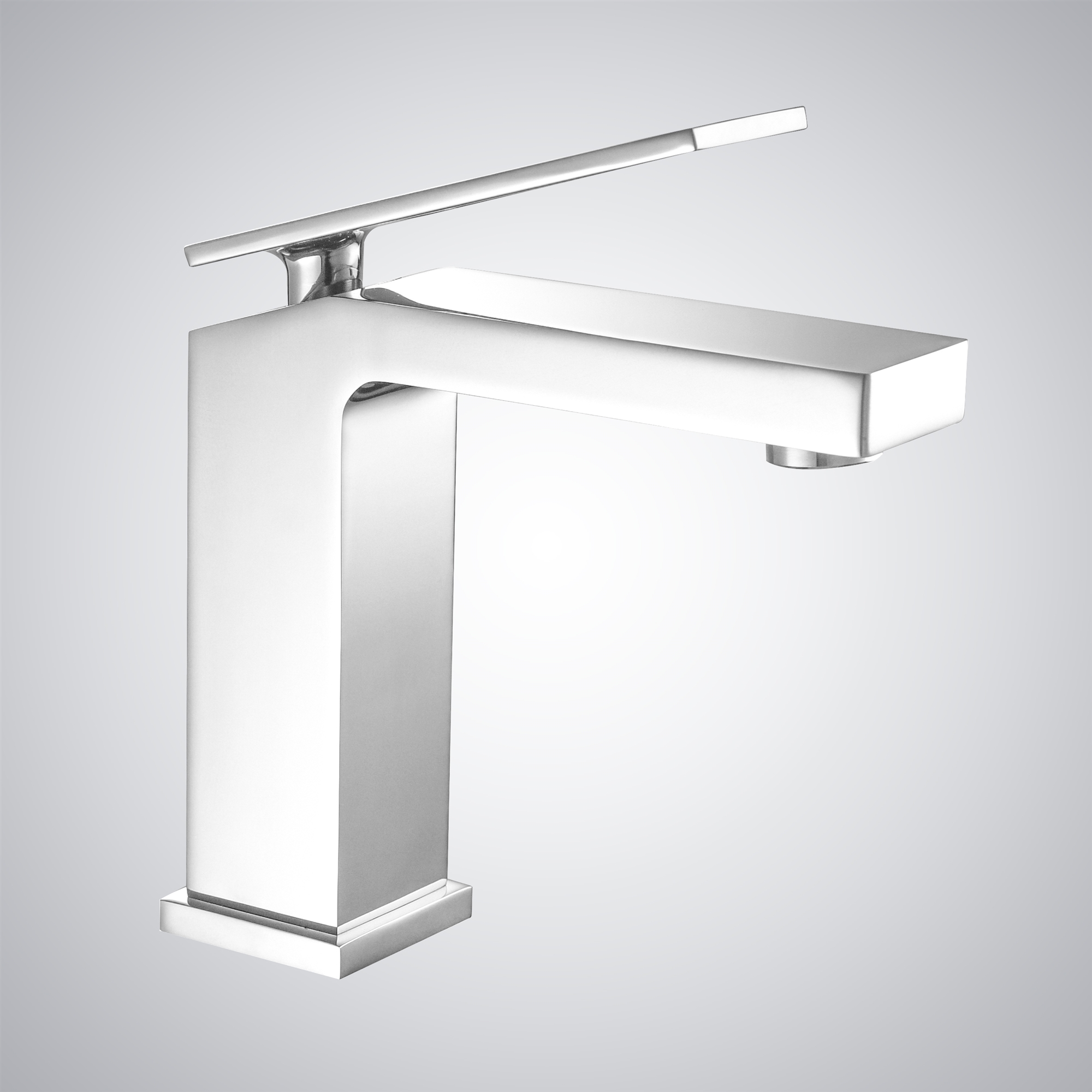 Fontana Lanusei Matte White Minimalist Faucet