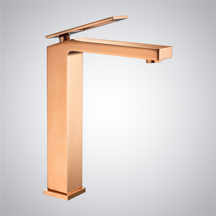 Fontana Travo Rose Gold Single Handle Faucet