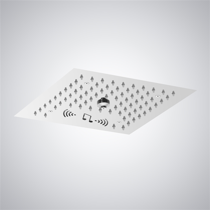 Fontana Lesmo Chrome LED Music Shower Head