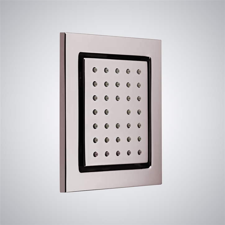 Fontana Lesmo Brushed Nickel Luxury Body Jets