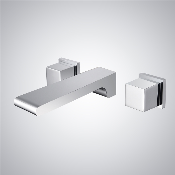 Fontana Alvito Chrome Waterfall Bathroom Faucet