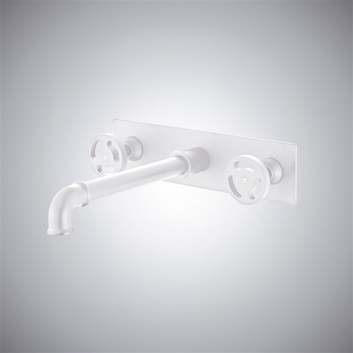 Fontana Amantea Matte White Single Hole Washbasin Faucet