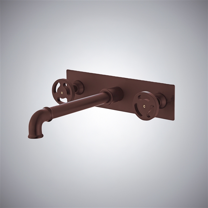 Fontana Amantea Oil Rubbed Bronze Dual Handle Modern Faucet