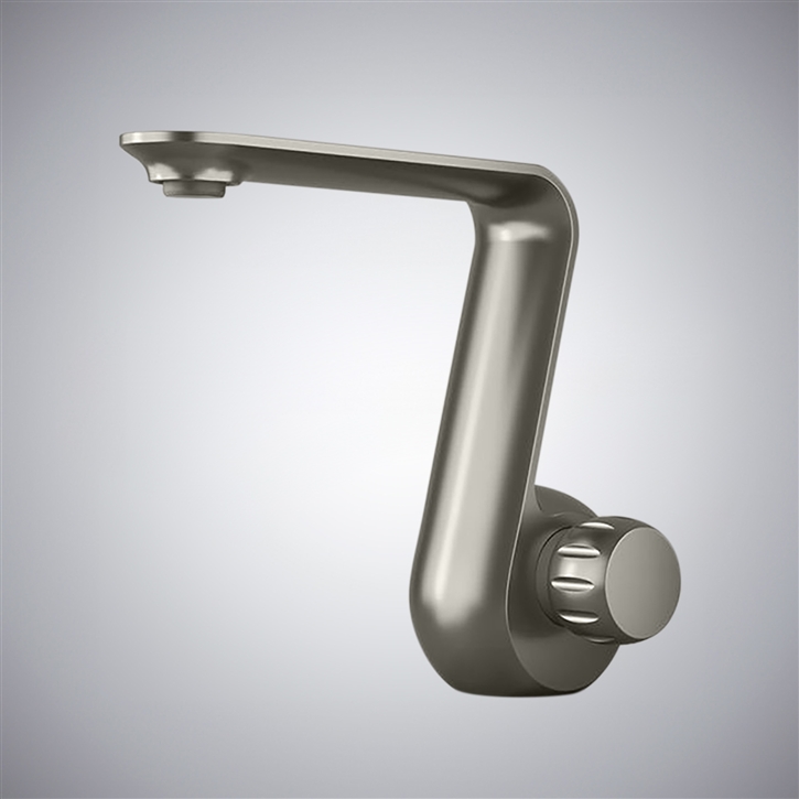 Fontana Scilla Gun Metal Gray Single Handle Countertop Faucet