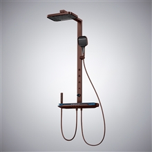 Fontana Gaggi Oil Rubbed Bronze Back Spray Shower Set