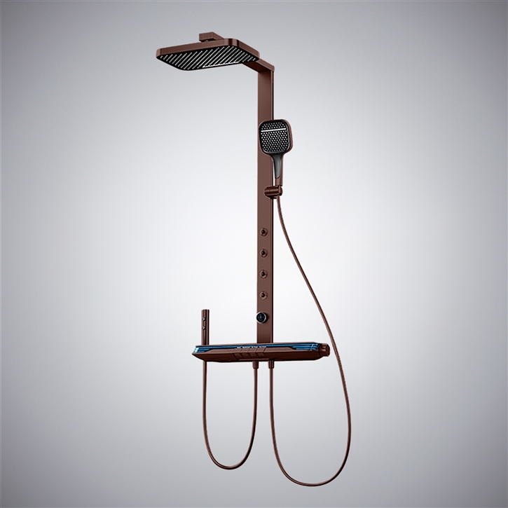 Fontana Gaggi Oil Rubbed Bronze Back Spray Shower Set