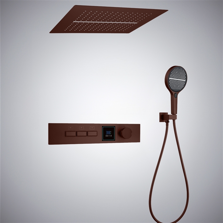 Fontana Anover Oil Rubbed Bronze Premium Thermostatic Shower Set