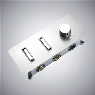 Fontana Grumo Chrome Thermostatic 3-Way Shower Mixer