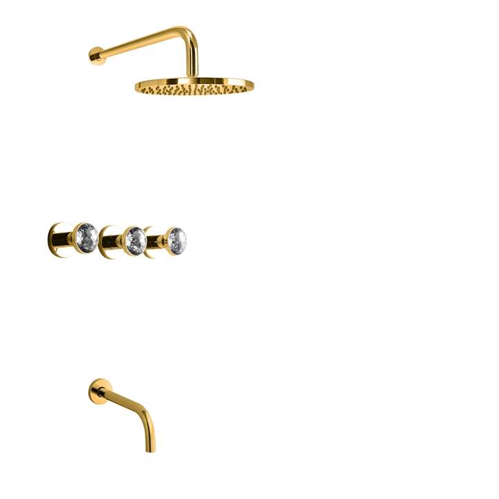 Shower Set with Rain Shower Head