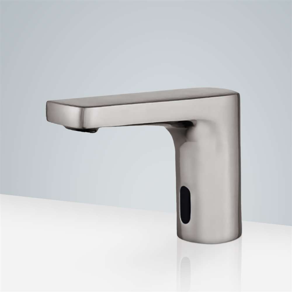 Fontana Commercial Brushed Nickel Touchless Automatic Sensor Faucet