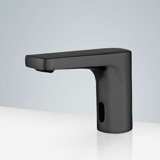 Fontana Commercial Matte Black Touch less Automatic Sensor Faucet