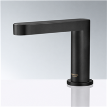 Fontana Commercial  Matte Black Deck Mount Automatic Touchless Hands Free Faucet