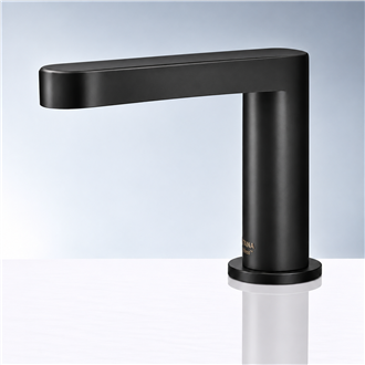 Fontana Commercial  Matte Black Deck Mount Automatic Touchless Hands Free Faucet