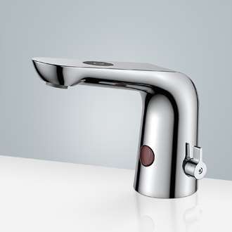 Fontana Houzz Touchless Bathroom Faucet  Commercial Temperature Control Wave Electronic Automatic Sensor Faucet
