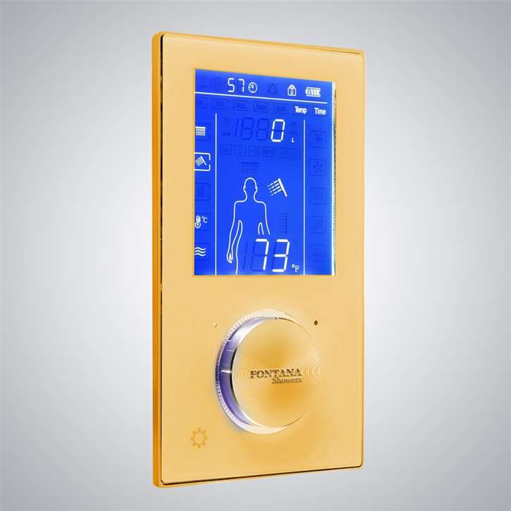 Browse Fontana Shower In Gold System Digital Shower Control Shower ...
